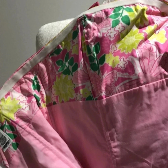 Lilly Pulitzer Kelly dress pink orange patchwork 6 New with tags - Picture 6 of 11